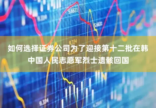 如何选择证券公司为了迎接第十二批在韩中国人民志愿军烈士遗骸回国